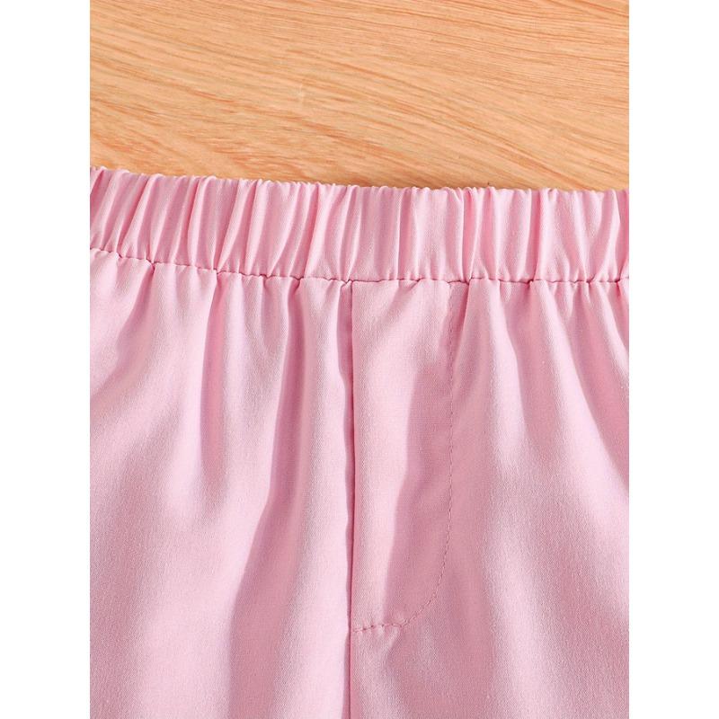 Youngsters Girl Adorable Outfits, Mesh Sleeve Top and Bell-Bottom Trousers Set, Girl Fall Winter Clothes Set, Perfect for Outdoor