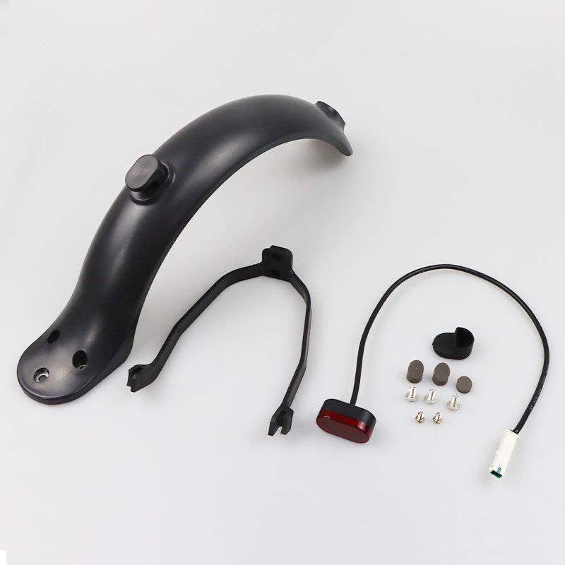 M365 Electric Scooter Rear Fender with Bracket, Screw Cap, and Taillight Accessories