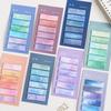 120 Sheets Posted It Self-Adhesive Sticky Notes Cute Index Memo Pad Bookmark Annotation Books Page Marker Stationery Supplies