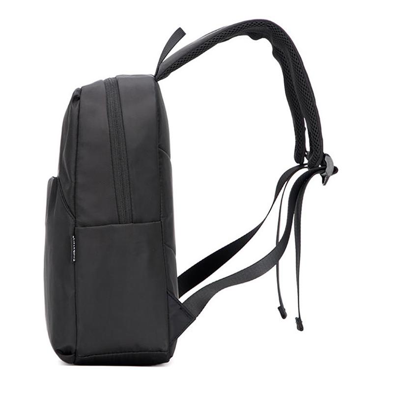 Mini Black Men'S Backpack School Bag For Man Small Simple Leisure Travel Waterproof Backpacks