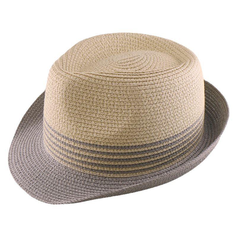 Independent Station Adjustable Short Brim Color Sunshade Summer Straw Hat Top Hat Beach Hat