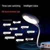 AI-Controlled Dimmable LED Bedside Night Light with USB Port