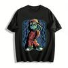 Street Style Cool Anthropomorphic Rabbit Print Casual Top Pure Cotton T-shirt