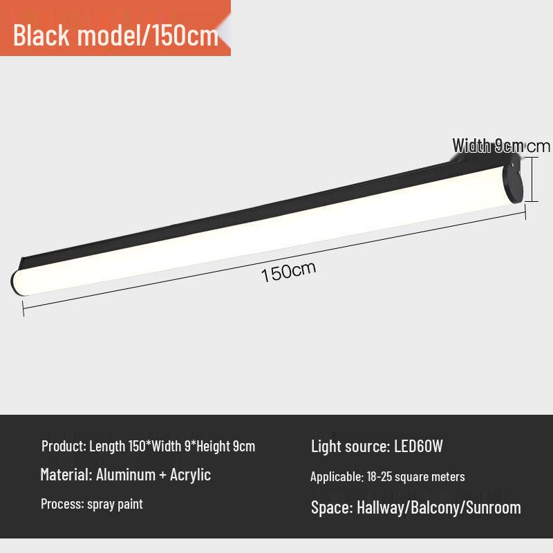 Minimalist Modern Waterproof Wall & Ceiling Light for Indoor/Outdoor Spaces