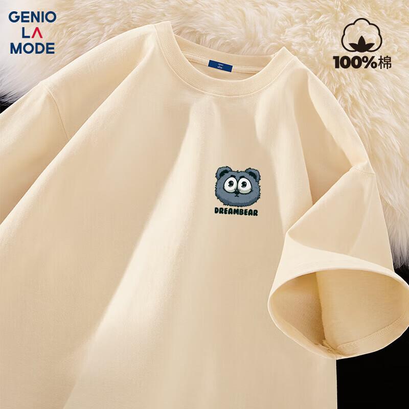 GENIOLAMODE Men s Cotton Printed T-Shirt XL