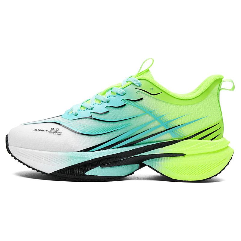 Men's shoes summer new carbon board running shoes sole light soft shock absorption trend versatile casual sports shoes