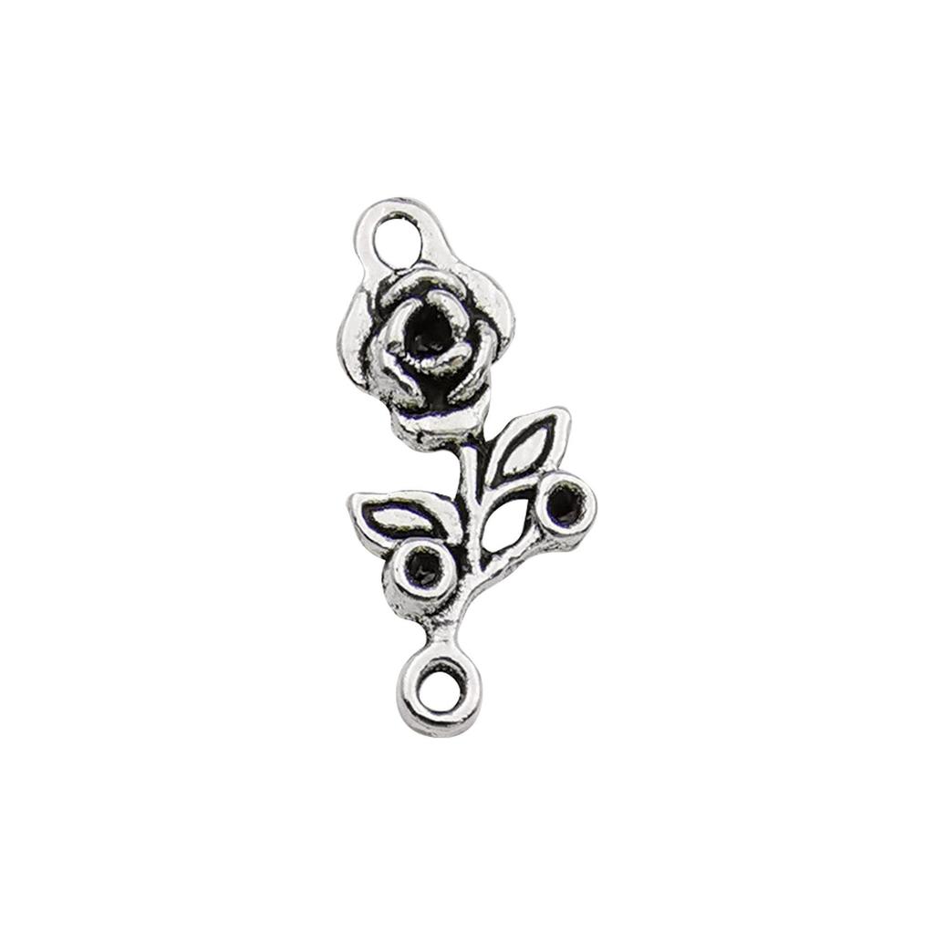 Alloy Flower DIY Jewelry Accessories for Necklace, Bracelet, Key Pendant
