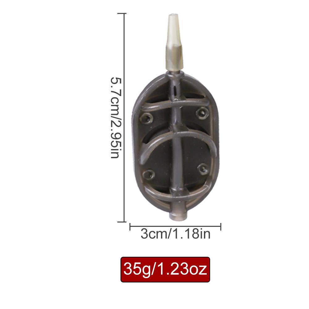 FTK 1pcs  Fishing Method Bait Cage 20g/35g/45g/50g/65g Quick-Release Bait Cage Bait Basket Fishing Feeder Fishing Equipment Accessory