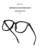 TR90 Korean-Style Large Frame Blue Light-Blocking Mung Bean Eyeglasses 8015