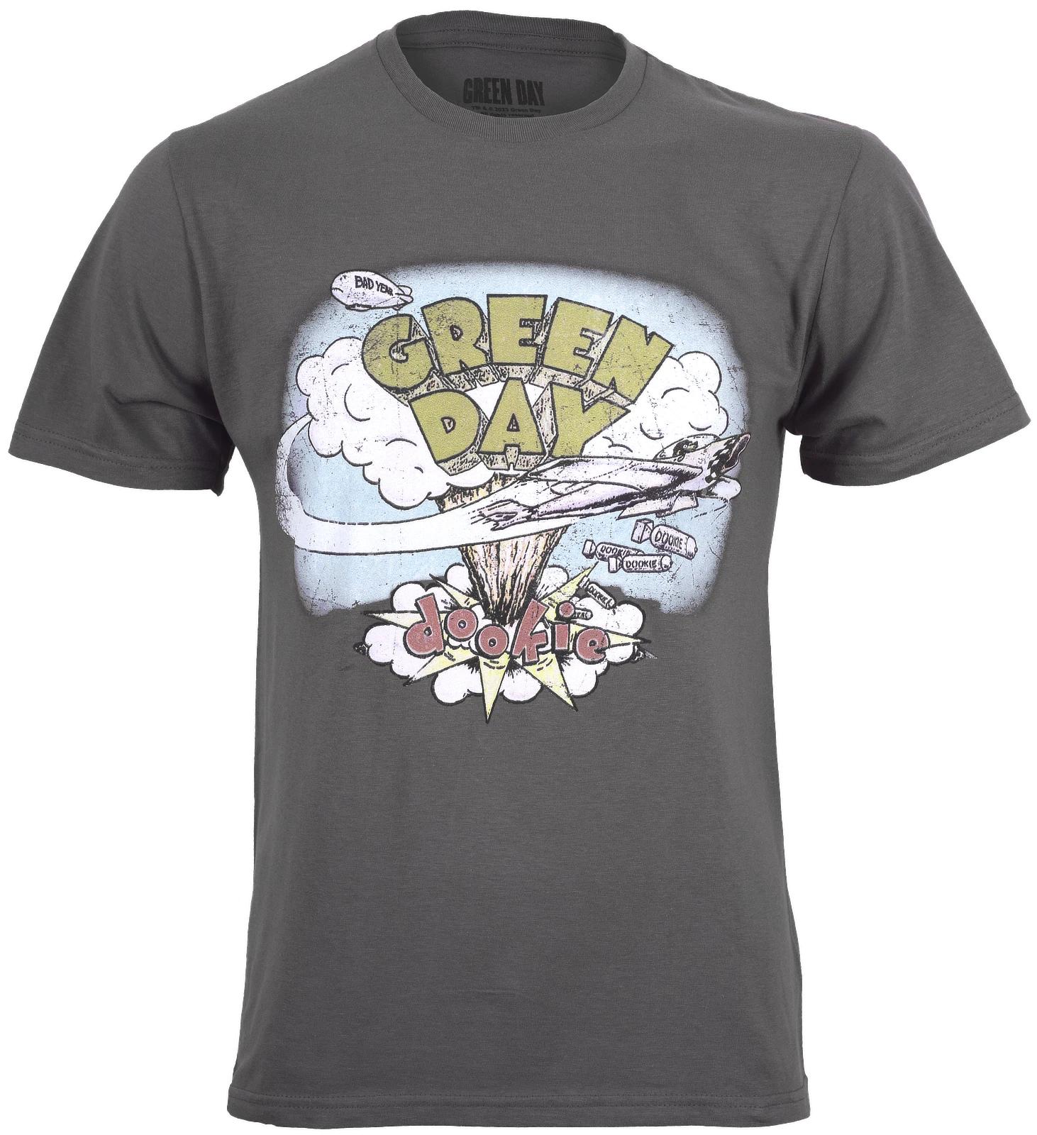 Official Green Day T Shirt Vintage Dookie Licensed Grey New S M L XL XXL L