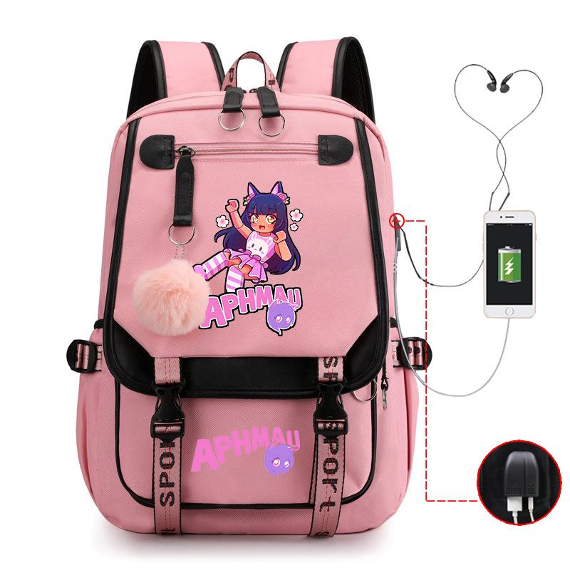 Cute Cartoon Junior High School Student Schoolbag Female Lightweight Large-Capacity Student Backpack