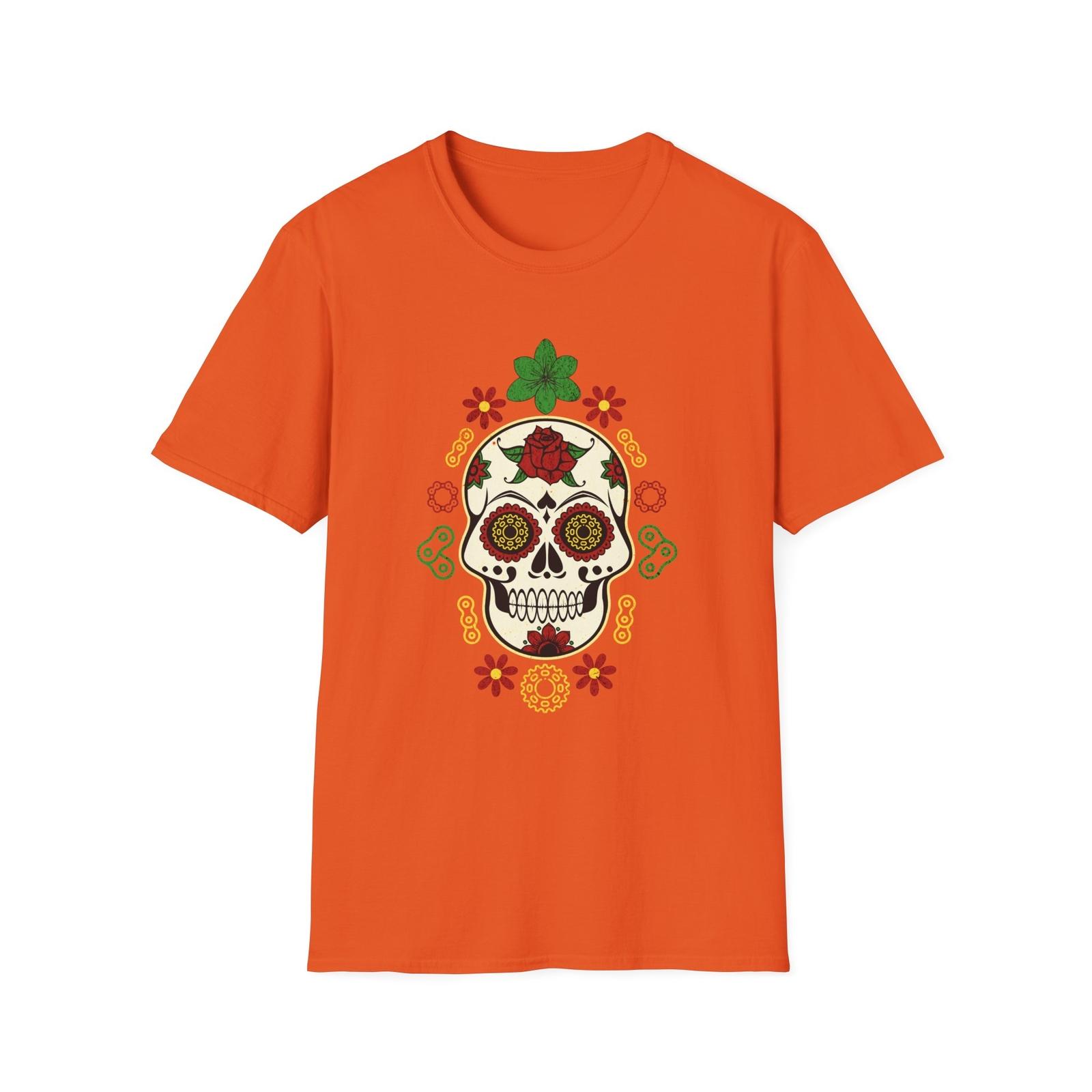Dia de Los Muertos Biking T-Shirt S