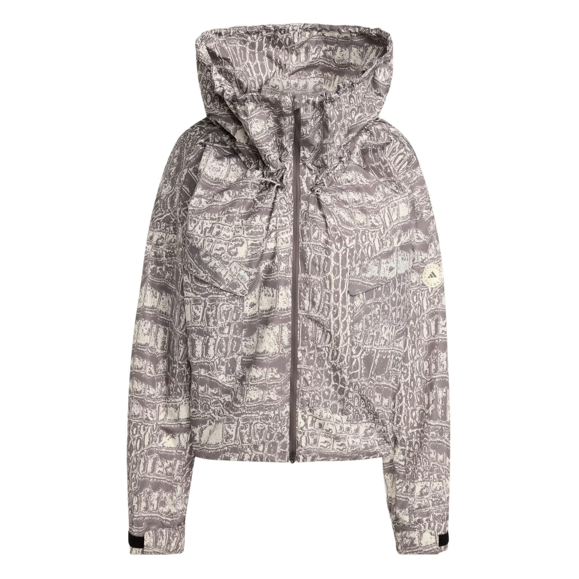 

Adidas X Stella Mccartney SS25 Track Hooded Jacket Loose Fit Soft Breathable Long Sleeve Fashion Outerwear Women JX9360 M