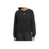 Adidas Originals Street Roaming Series Sports Crew Neck Long Sleeve Sweatshirt Women Sweatshirt Black KB1924