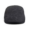 Women Men Fashion Flat Caps Vintage Oentagram Embroidery Beret Cotton Newsboy Cap Single Layer Retro Casual Visor Hats Unisex