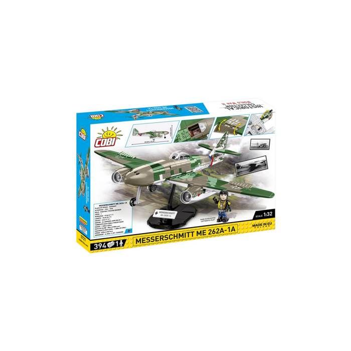 Maquette Avion - COBI - Messerschmitt Me 262A-1A - 390 pièces - Figurine pilote - À partir de 8 ans