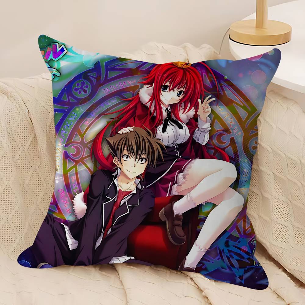 Anime H-High School DxD Față de pernă Husă de pernă pentru canapea Decorare cameră de acasă Cadou pentru copii