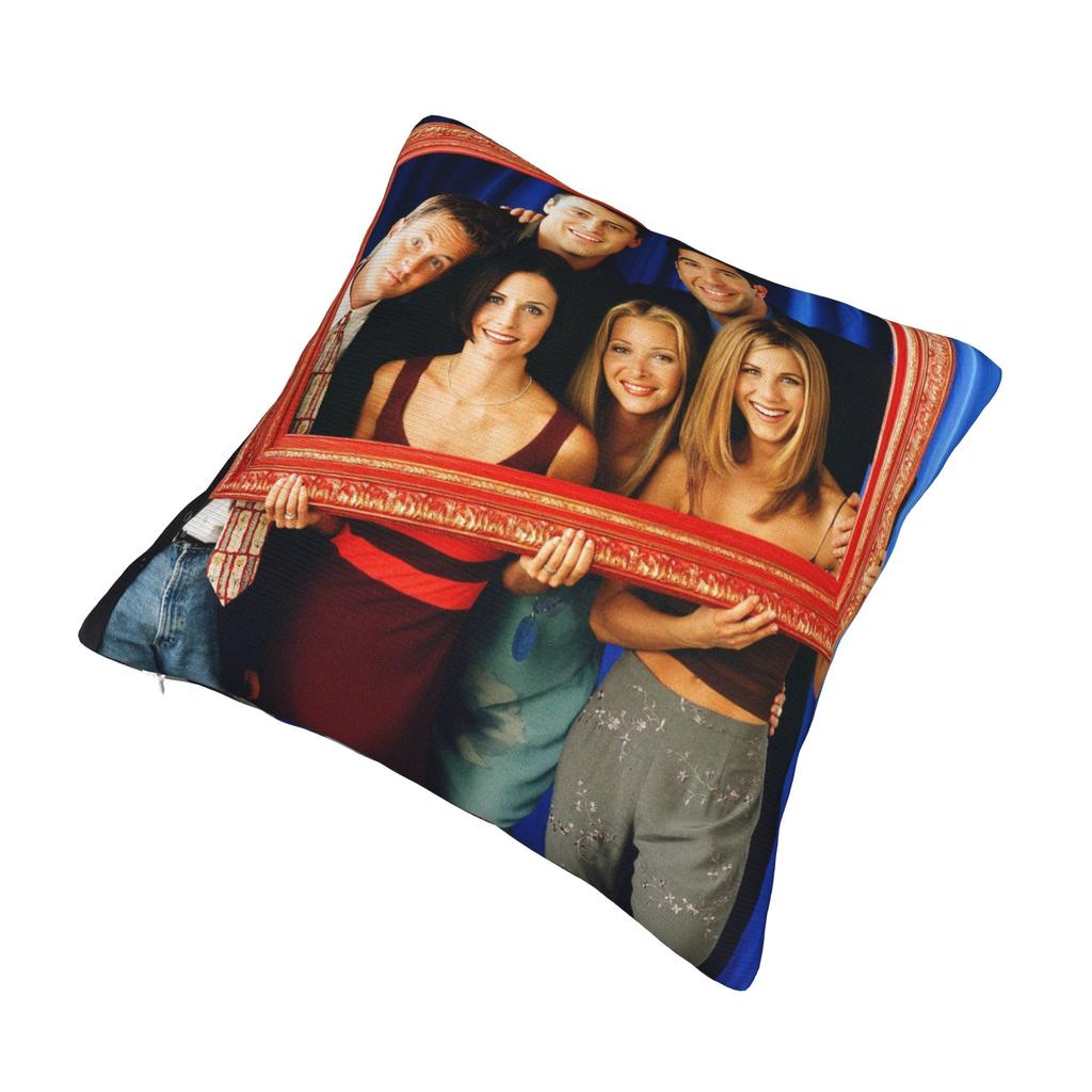 Friends Tv Show Pillowcase Soft Fabric Cushion Cover Decoration Throw Pillow Case Cover Seat Dropshipping 40*40Cm