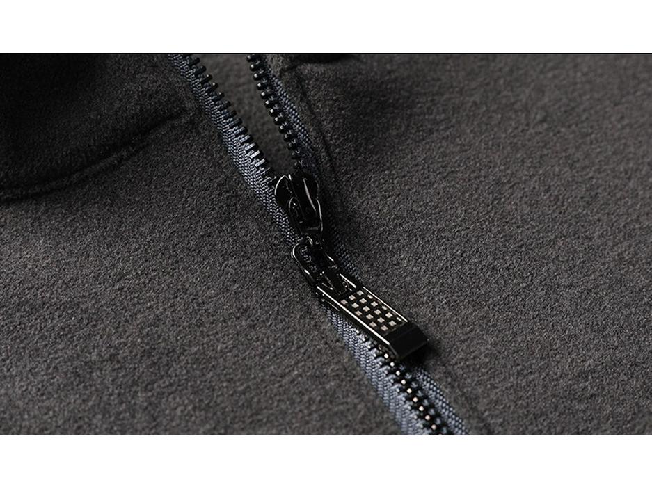 Men's Double-Sided Fleece Half-Zip Stand Collar Sweatshirt - 2025 Autumn/Winter Trend