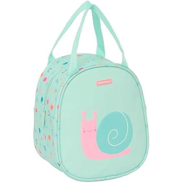 Trousse Isotherme Préscolaire - SAFTA - CARACOL - Rose - Souple - Zippée