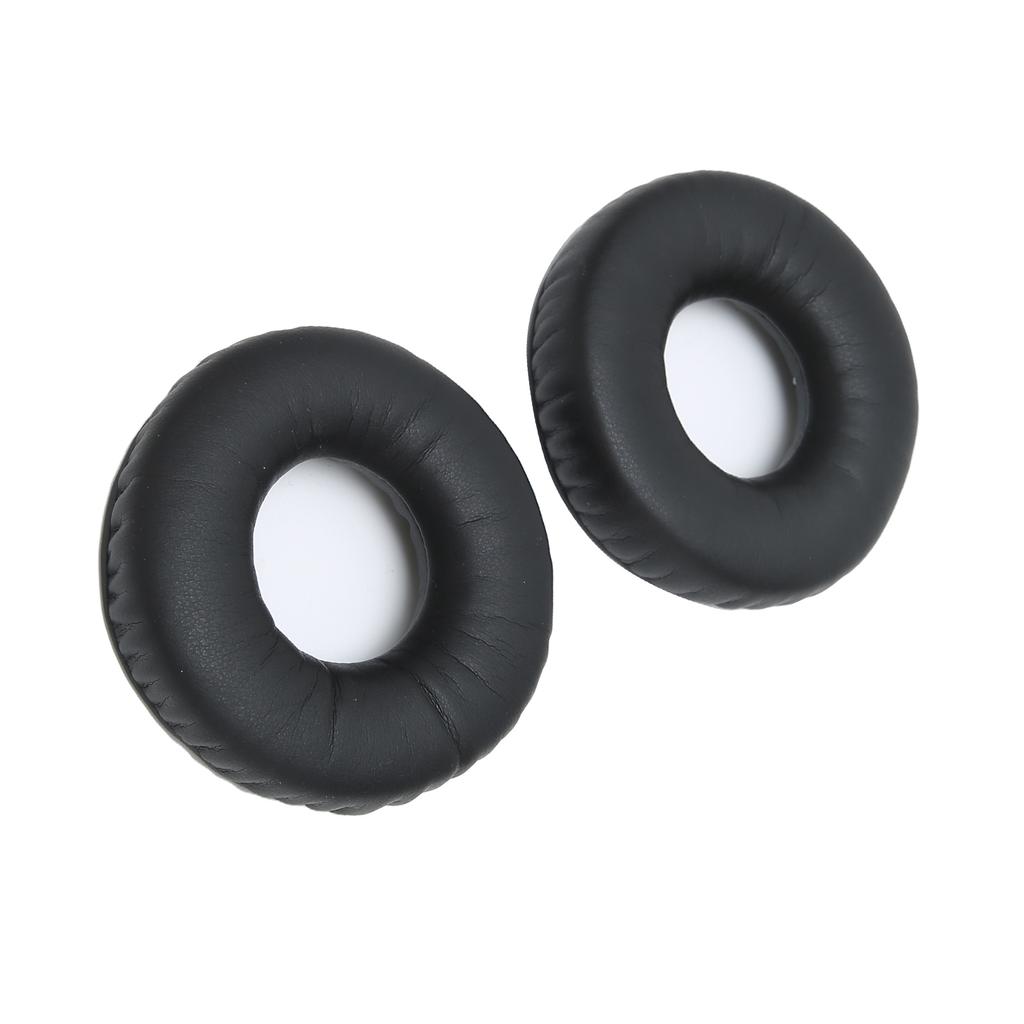 Lot de 2 coussinets d'oreille de rechange pour casque Sennheiser HD25, noir