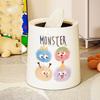 Cute Garbage Bin Plastic Paper Basket Dustbin Waste Bin  Living Room