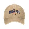 Classic Unisex Cotton KM Mbappes Football Soccer Baseball Cap Adult Adjustable Dad Hat Women Unisex Hip Hop