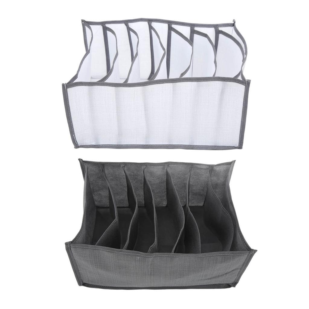 Wardrobe Clothes Organizer 7 Grids Large Capacity Stackable Odorless Fabrics Space Saving Clothes St