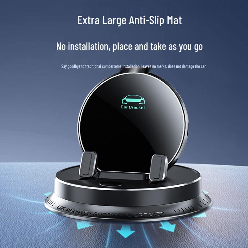 Smart Induction Multifunction Car Phone Holder - Non-slip Dashboard Mount for Navigation