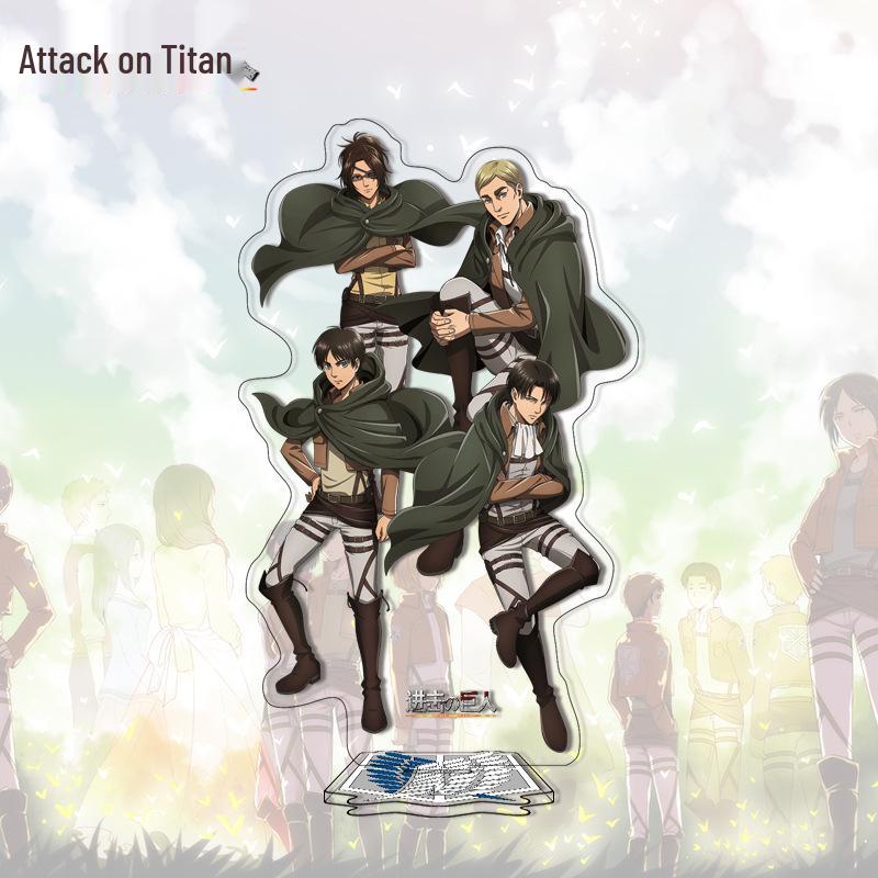 

Атака Титанов Аниме Акриловый Стенд - Милое Украшение с Мультяшным Персонажем 16cm High, 4mm Thick, Double-sided HD