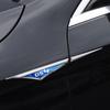 2pcs Car Badge Side Door Fender Stickers For Citroen DS4 Logo Car Universal Fender Emblem Metal Car Decoration Accessories