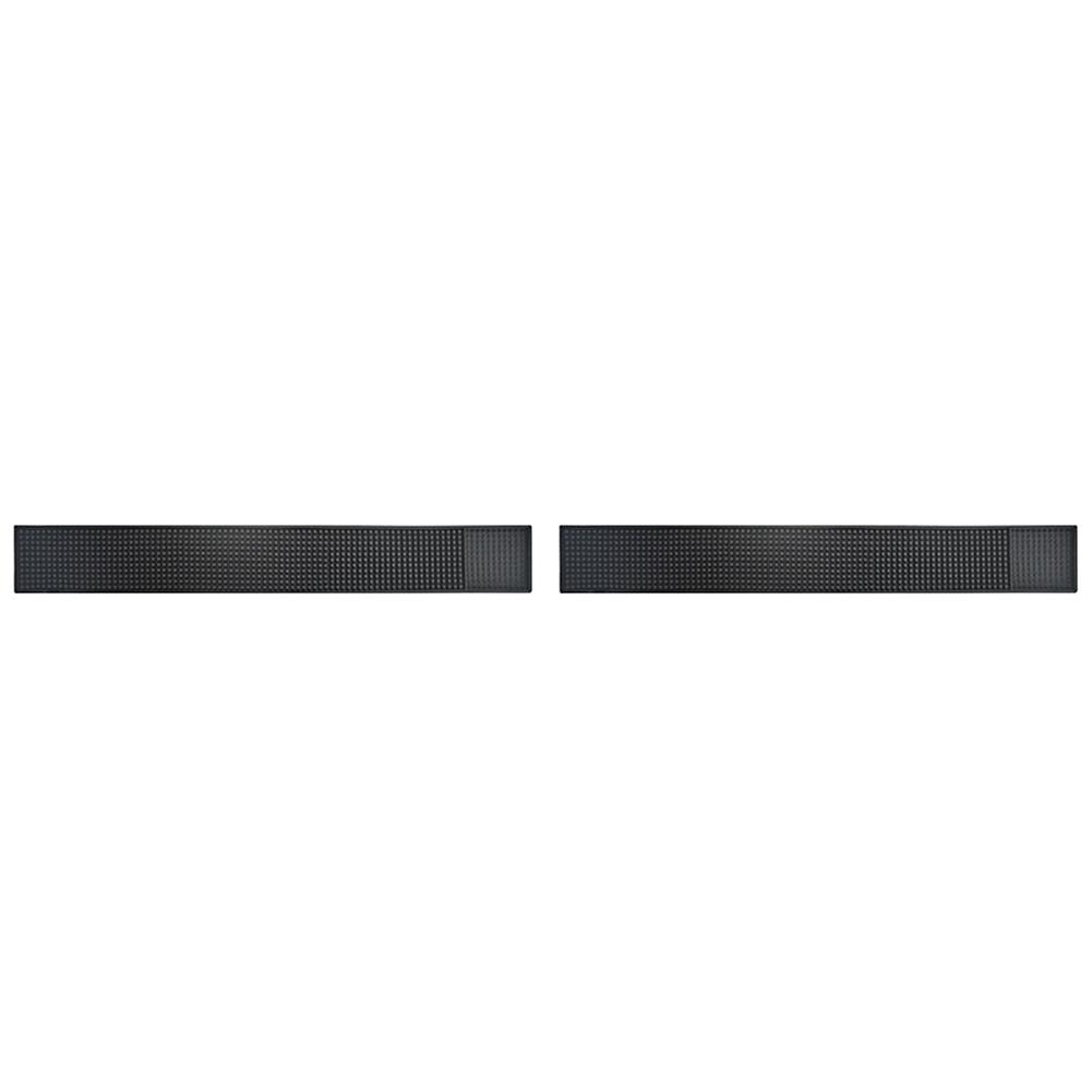 Bar Mat Rubber Coffee Bar Mats Anti-slip PVC Cup Mat Waterproof Heat Resistant Drain Mat for Bar Cafe Barista Cocktail Bartender