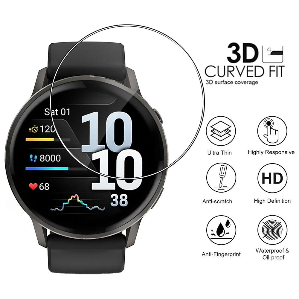 3Pcs For Garmin Venu 4 45mm TPU Watch Screen Protector Anti Scratch HD Clear Hydrogel Film