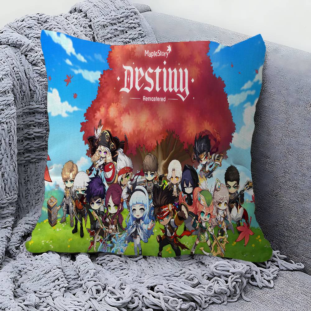 Game Maplestory In Stocked Gamer Pillow Cover for Bedroom Room and Living Room Sofa Decorative Cushion Cover