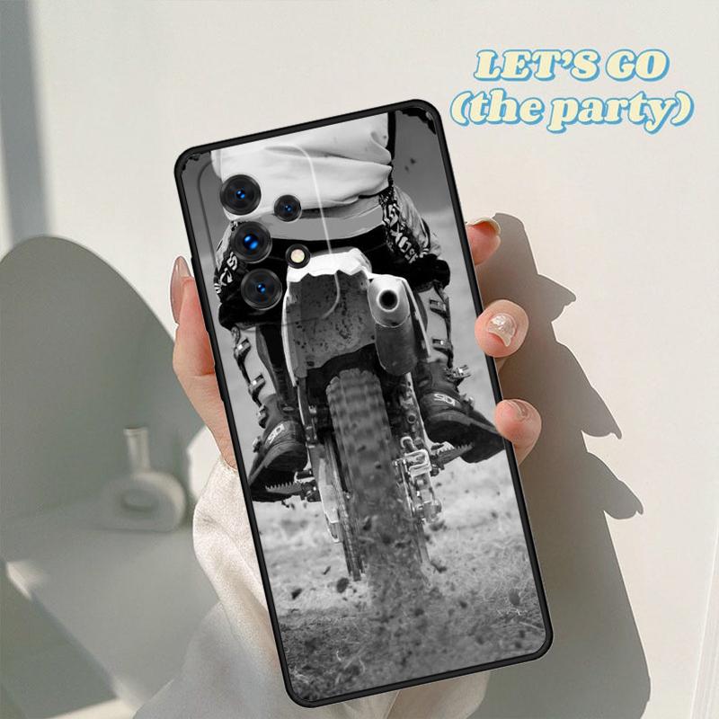Moto Motorcycle Phone Case For Samsung Galaxy A42 A31 A40 A51 A71 A32 A80 A91 A52 A72 A73 A20e A21S A50 A70 A11 A12 Cover