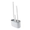 Toilet Brush Set   Handle Soft   Cleaning Brush Wall Hanging Toilet Brush Kit for Bathroom