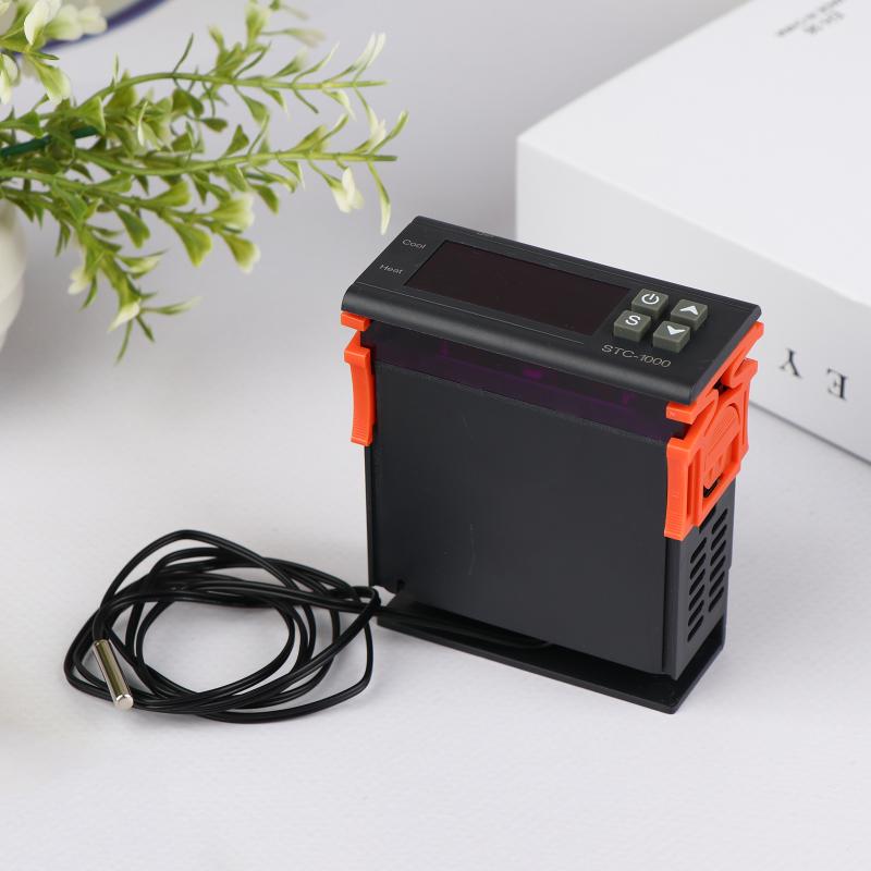 Digitaler Temperaturregler Thermostat Thermoregler Inkubator Relais LED 10A Heizen Kühlen Stc-1000 Stc 1000 220V