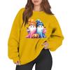 Women's Casual Fashion Long Sleeve Printed Round Neck Sweatshirt Top