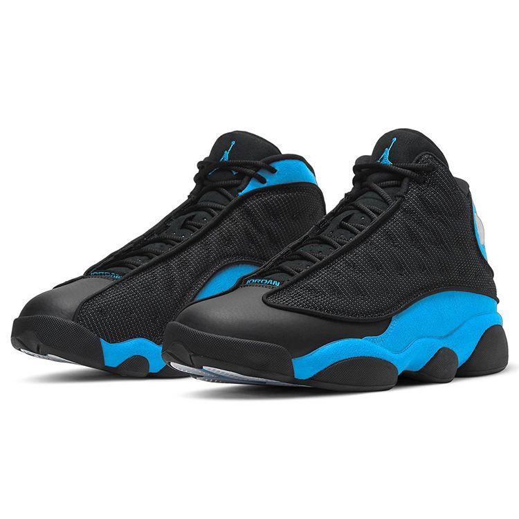 Air Jordan 13 Retro Czarne Uniwersytecki Niebieski Męskie Sneakersy Białe DJ5982-041