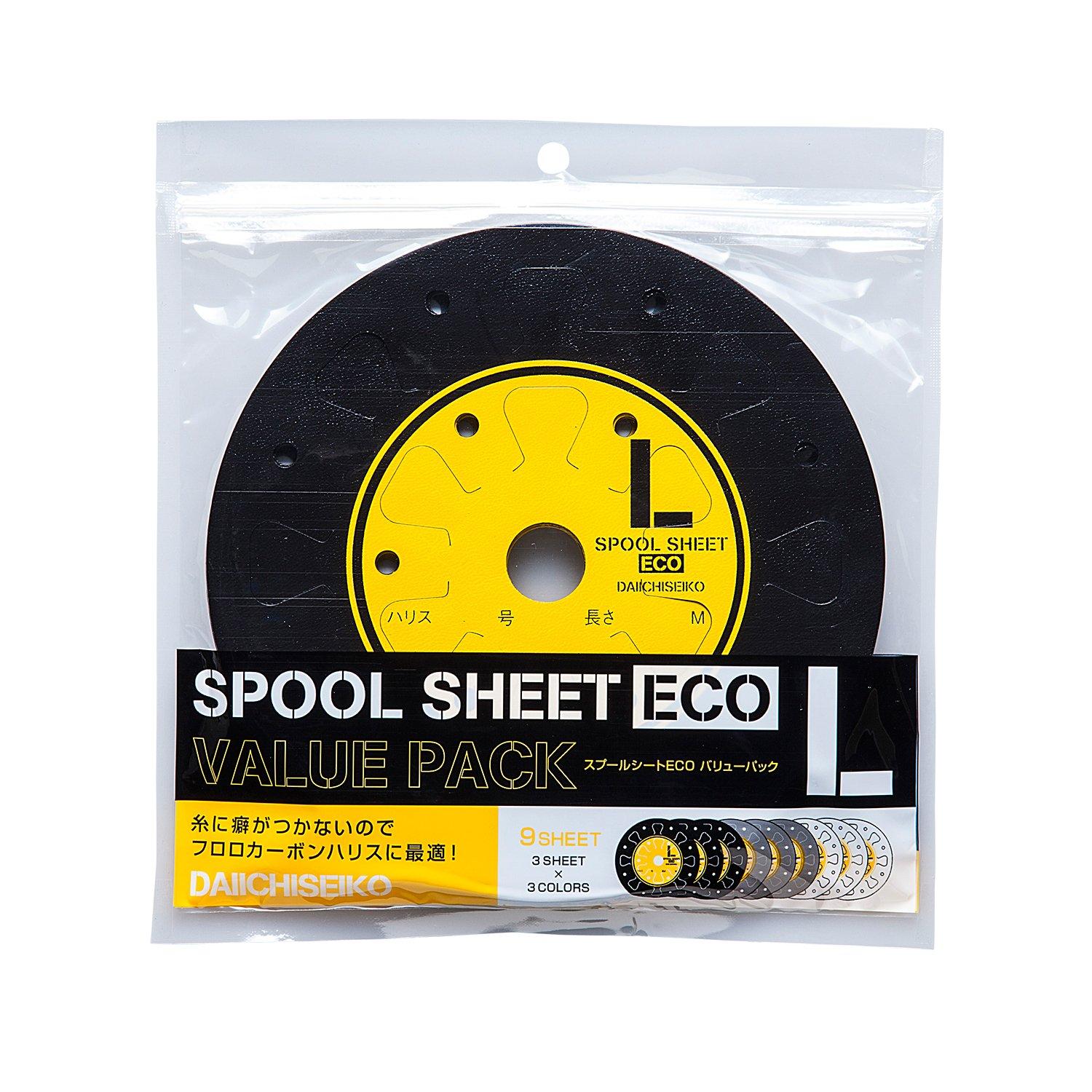 

Daiichi Seiko Gimmick Spool Sheet ECO Value Pack L Fishing Black