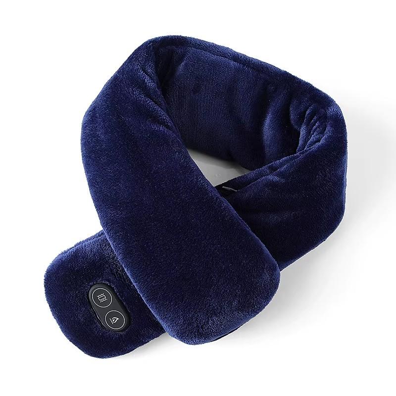Ski Heated Winter Scarf USB Electric Heating Blanket Shawl Men Women Foreign Trade Smart Heating Vibration Massage Scarf Shawl