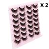 14 Pairs Wispy Mink Lashes Fluffy Eye Lashes Natural Look False Eyelashes