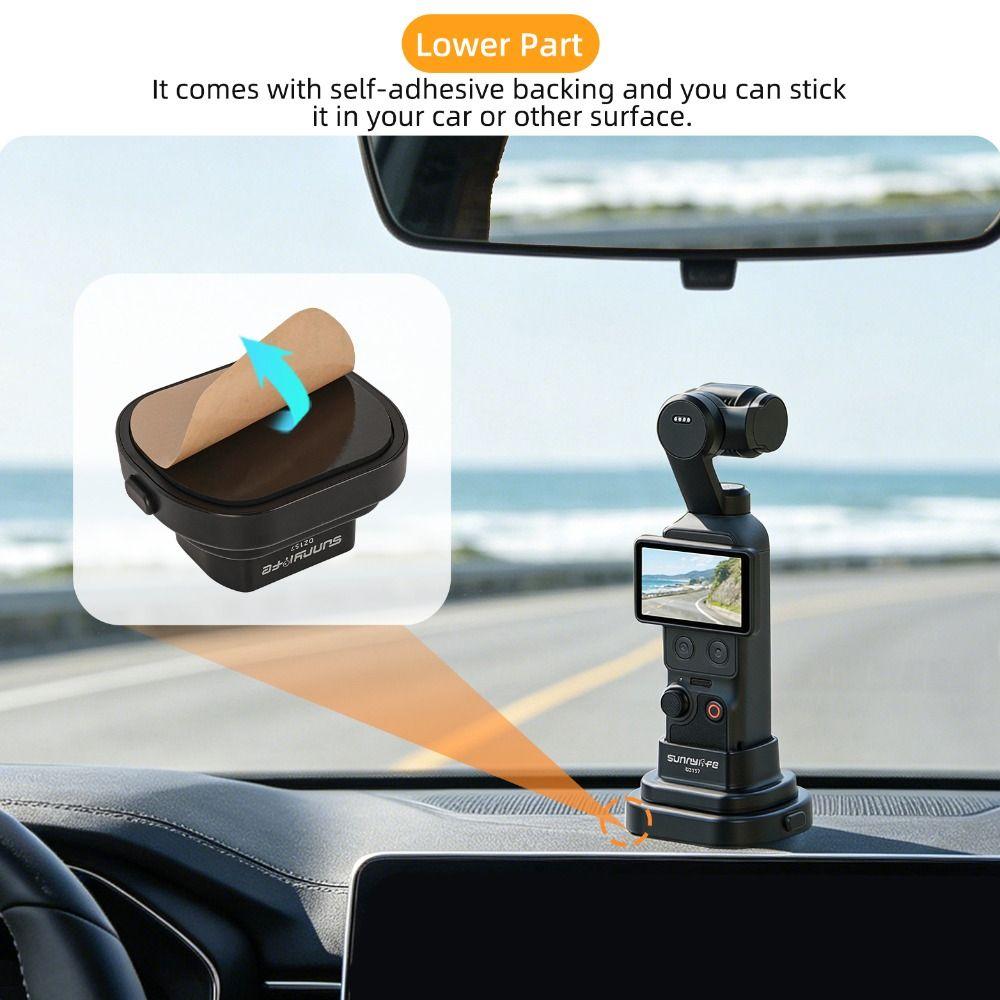 2-IN-1 Desktop Basis Afneembare Verlengbeugel voor DJI Osmo Pocket 4 3 Action Camera Accessoires