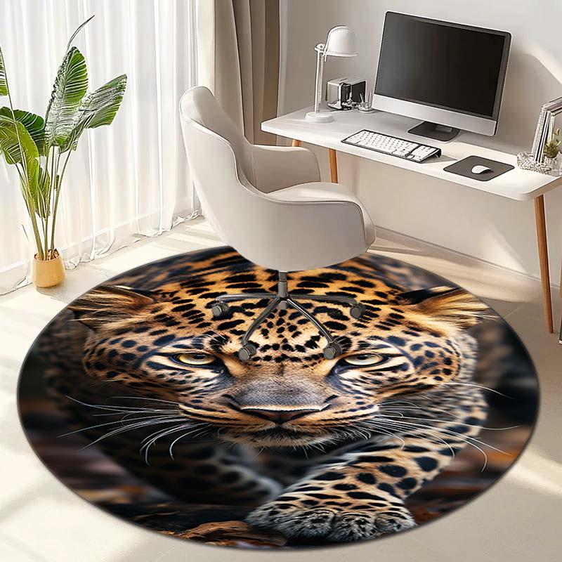 Wolf Heart Floral Fantasy Round Rug Home Soft Decorative Anti Slip Yoga Table And Chair Mat Carpet Outdoor Floor Mat Carpet S8
