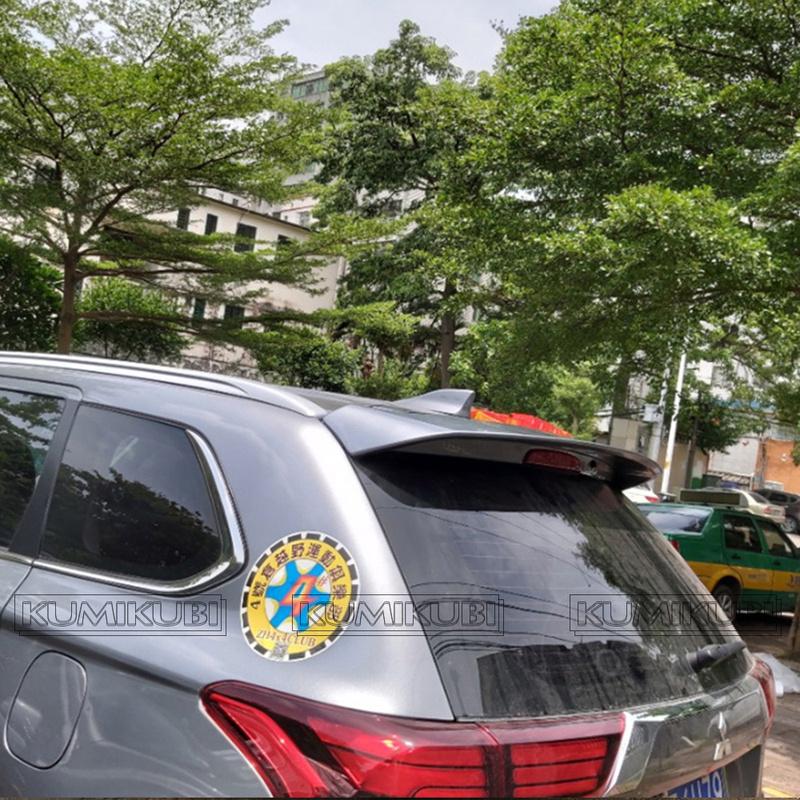 For Mitsubishi Outlander 2013 To 2018 Roof Spoiler High Quality ABS Spoiler Primer or Any Color Rear Spoiler for Outlander