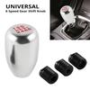 Universal 6 Speed Gear Shift Knob with 8mm & 10mm & 12mm Adapters, Universal for Honda Civic, for Acura RSX
