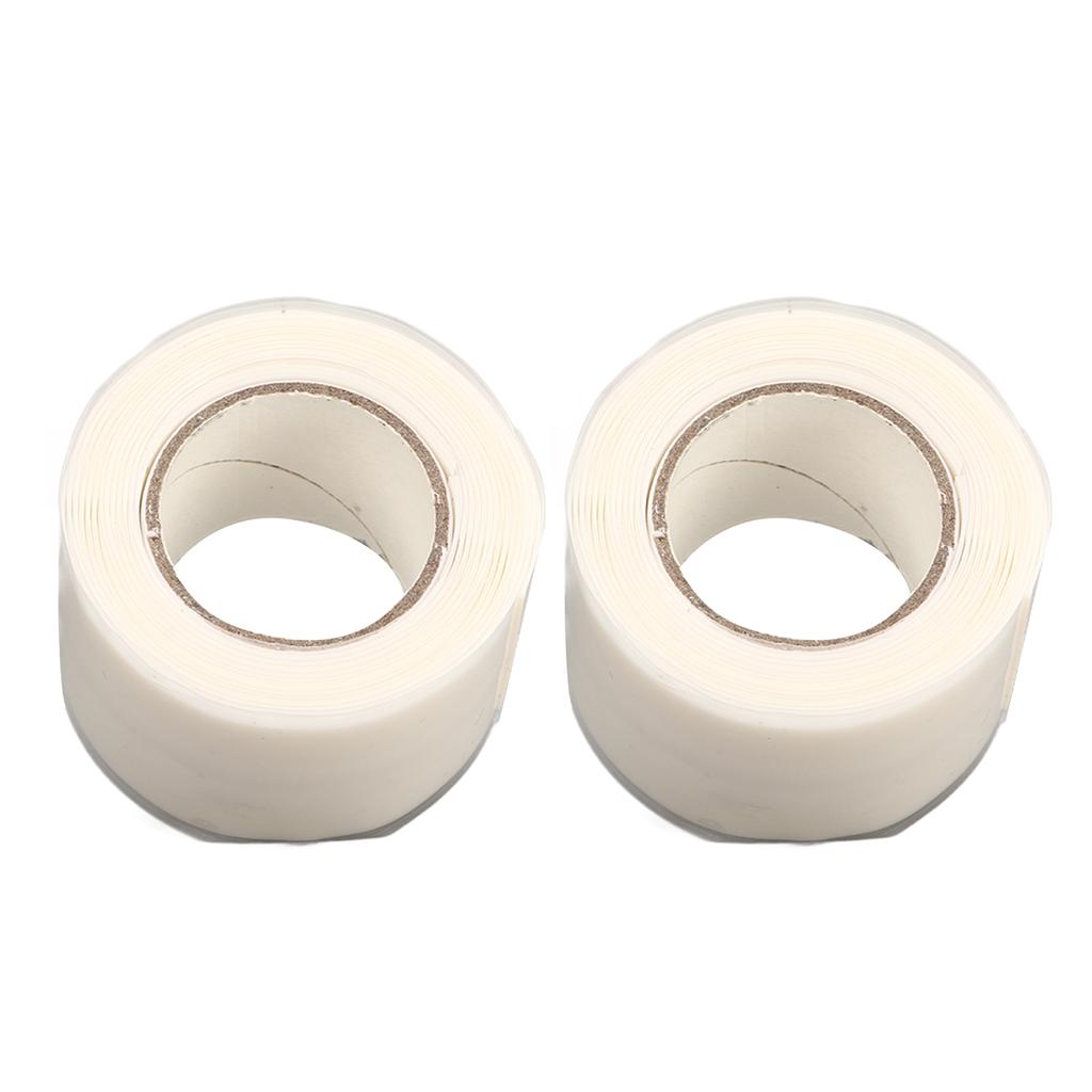 2pcs Silicone Grip Tapes Self Fusing Flexible Tape Portable Double Sided Sealing Tape for Canoe