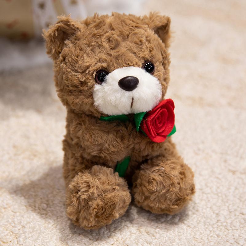 

17cm Holiday Teddy Bear Plush Toys Dolls Valentine Christmas Graduation Days Kawaii Little Bear Stuffed Dolls Home Decor Toys 17cm