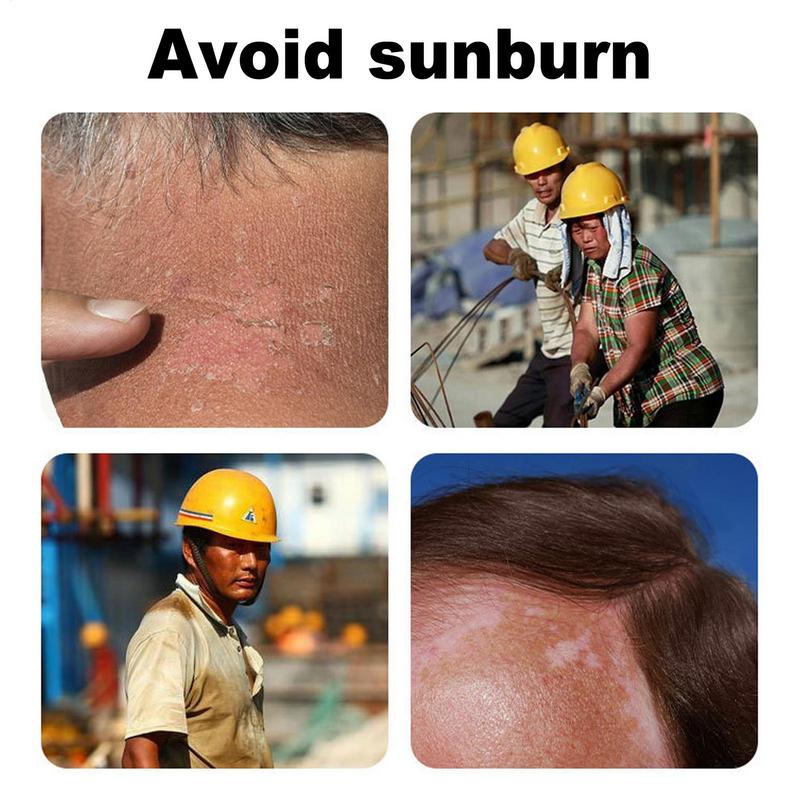 Hard Hat Sun Neck Shield Hardhat Full Brim Neck Sunshade Cover High Visibility Construction Safety Helmets Protection Attachment