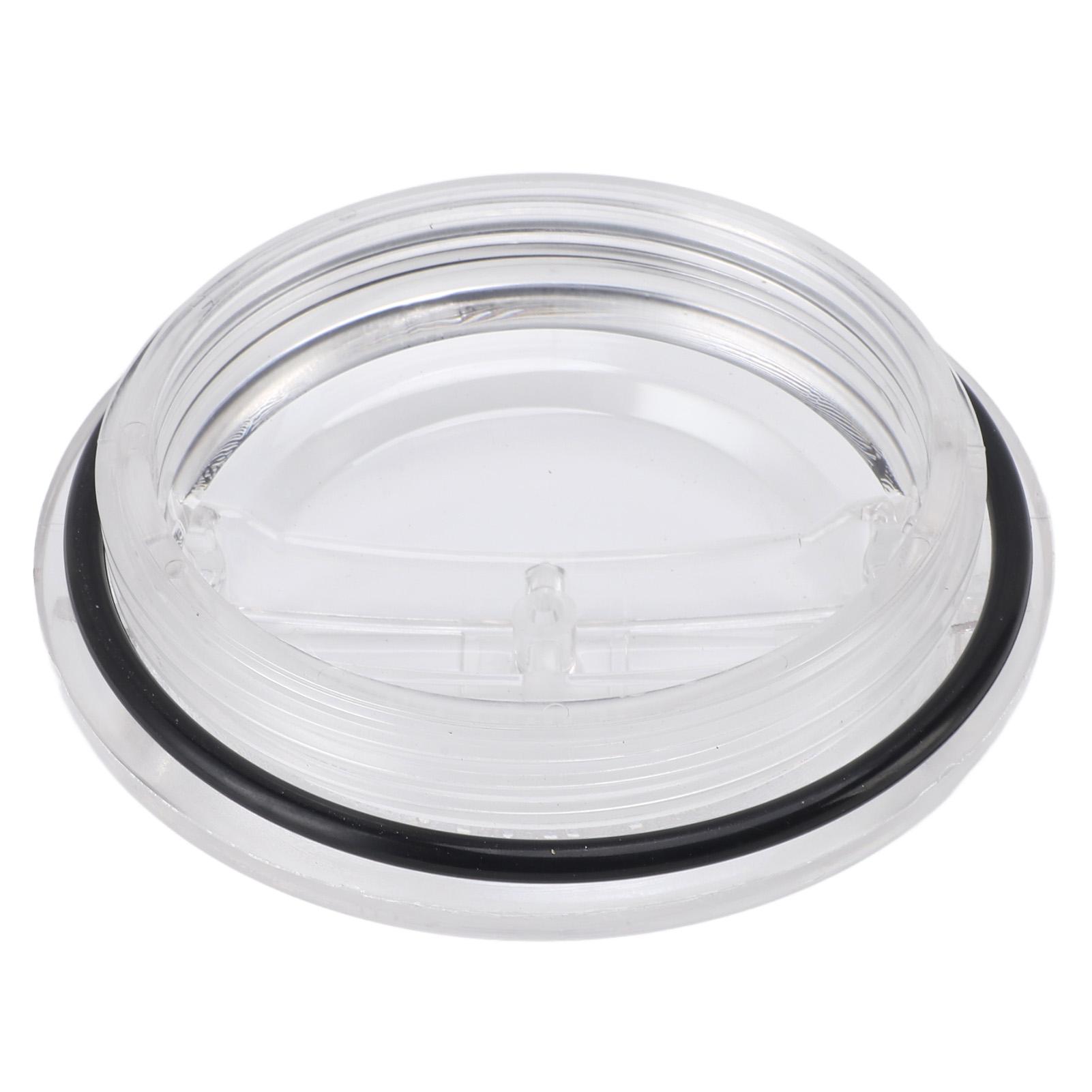 Pool Pump Lid, Acrylic SPX3100D Pool Pump Lid, Transparent Acrylic Replacement, No Leakage, Threaded Strainer Lid Cover
